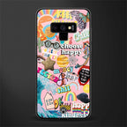 happy summer collage glass case for samsung galaxy note 9 image