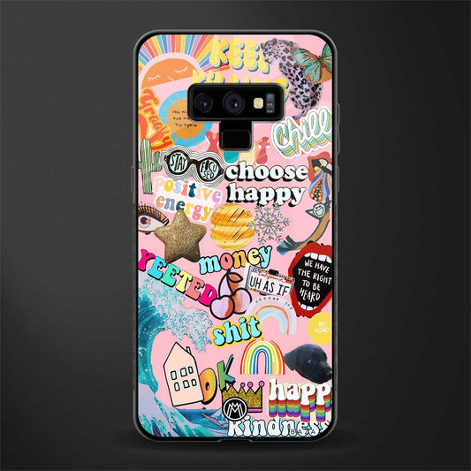 happy summer collage glass case for samsung galaxy note 9 image