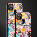 happy summer collage glass case for realme narzo 30a image-2