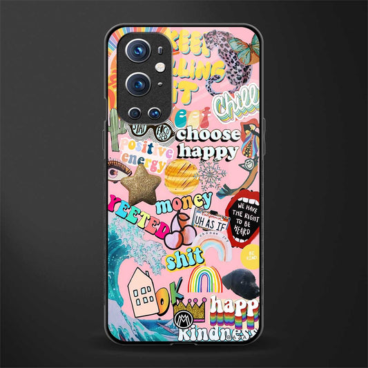 happy summer collage glass case for oneplus 9 pro image