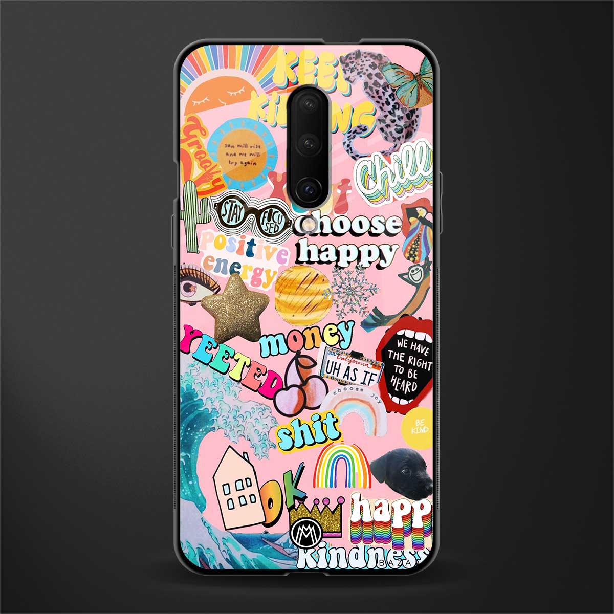 happy summer collage glass case for oneplus 7 pro image