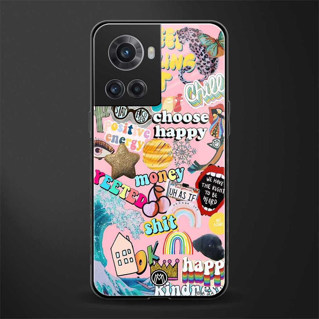 happy summer collage back phone cover | glass case for oneplus 10r 5g