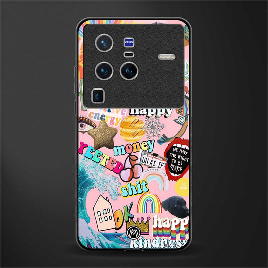 happy summer collage glass case for vivo x80 pro 5g image