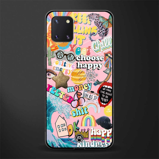 happy summer collage glass case for samsung a81 image