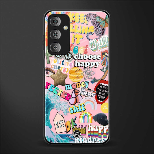 happy summer collage back phone cover | glass case for samsung galaxy f23 5g