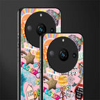 happy summer collage back phone cover | glass case for realme 11 pro 5g