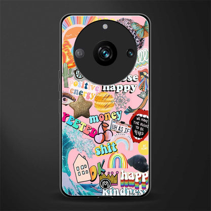 happy summer collage back phone cover | glass case for realme 11 pro 5g