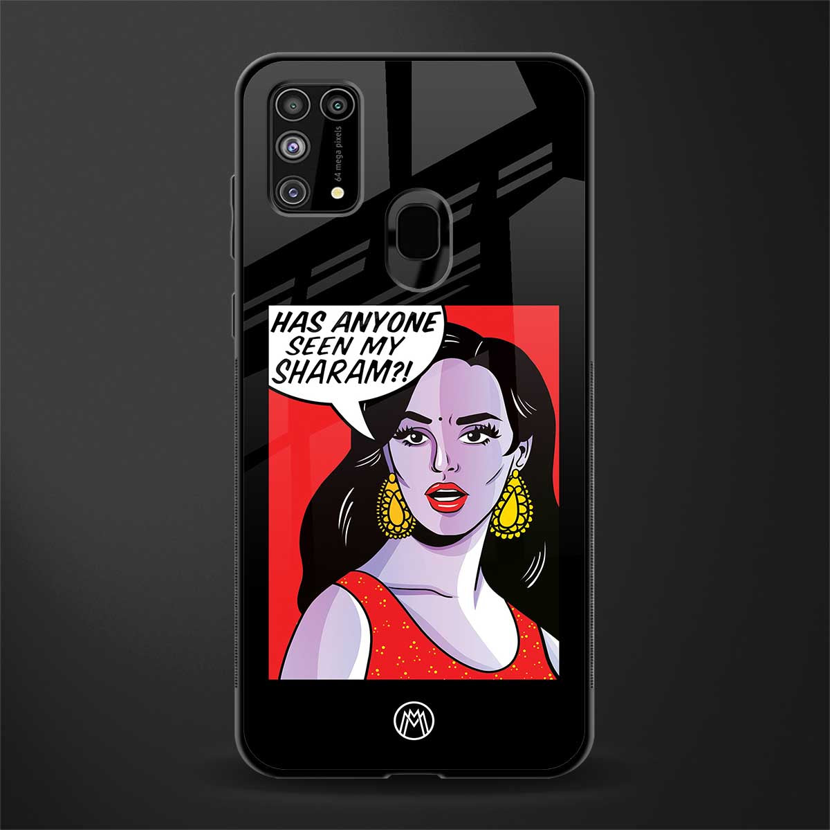 has anyone seen my sharam glass case for samsung galaxy f41 image