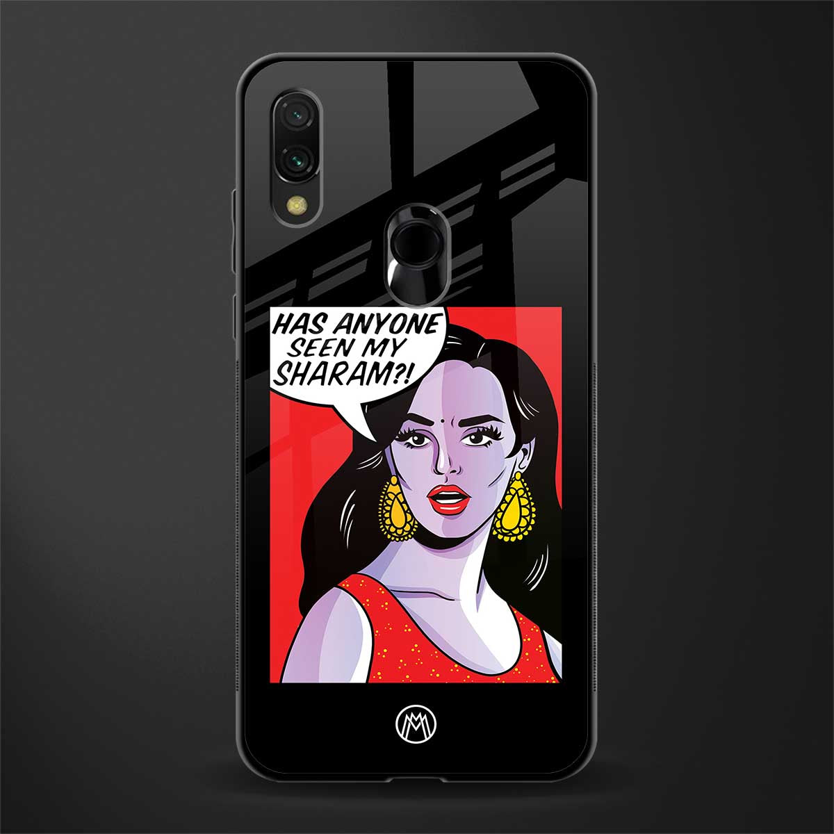 has anyone seen my sharam glass case for redmi note 7 pro image