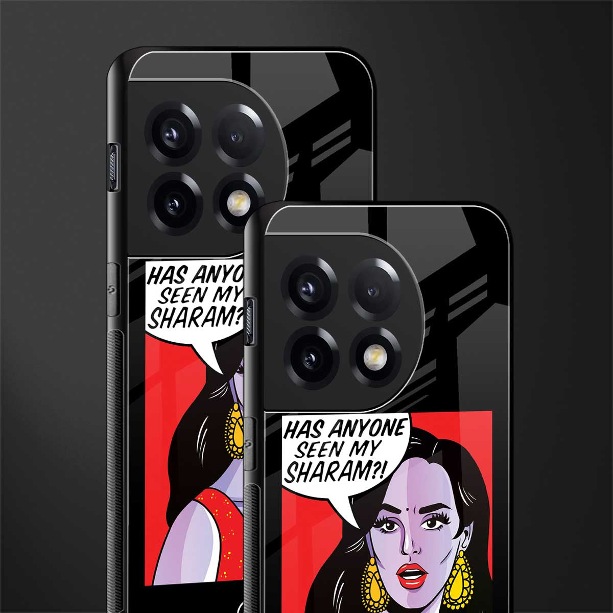 has anyone seen my sharam back phone cover | glass case for oneplus 11r