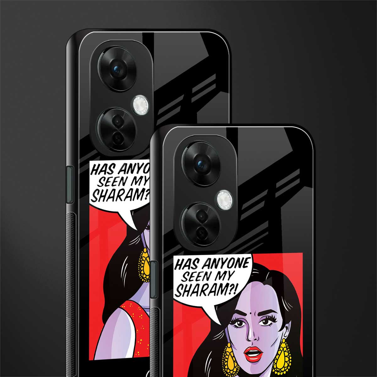 has anyone seen my sharam back phone cover | glass case for oneplus nord ce 3 lite