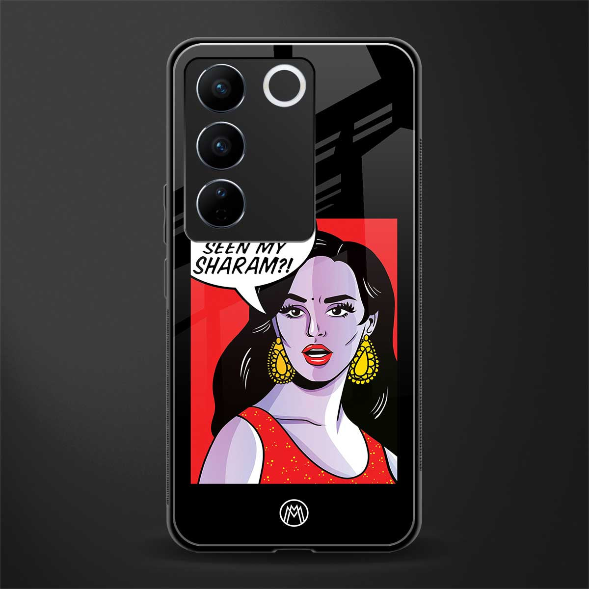 has anyone seen my sharam back phone cover | glass case for vivo v27 pro 5g