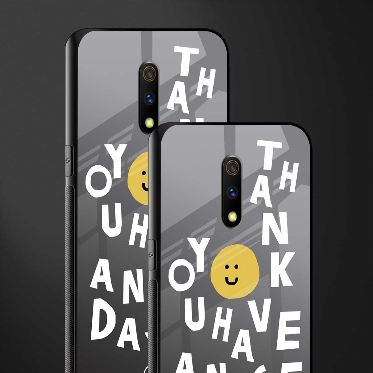 have a nice day glass case for realme x image-2