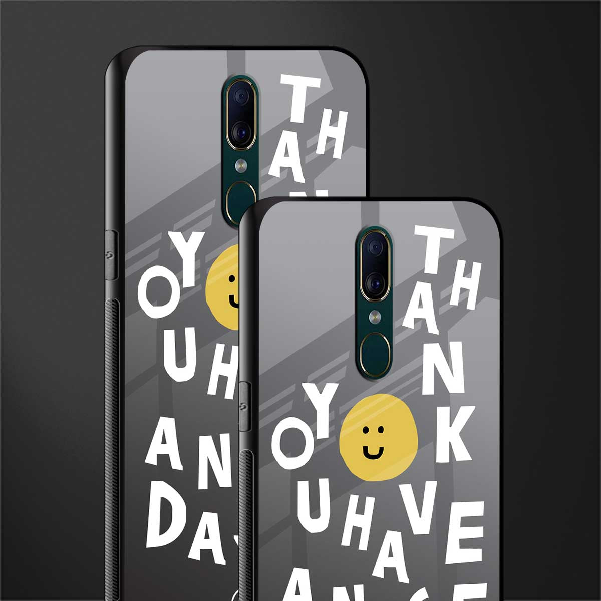 have a nice day glass case for oppo f11 image-2