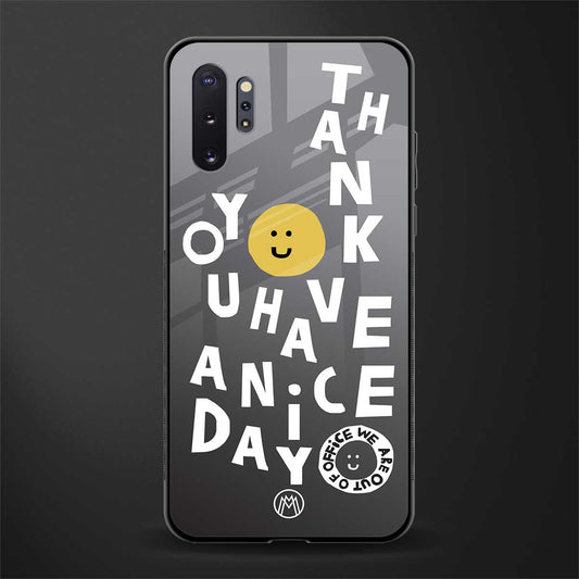 have a nice day glass case for samsung galaxy note 10 plus image