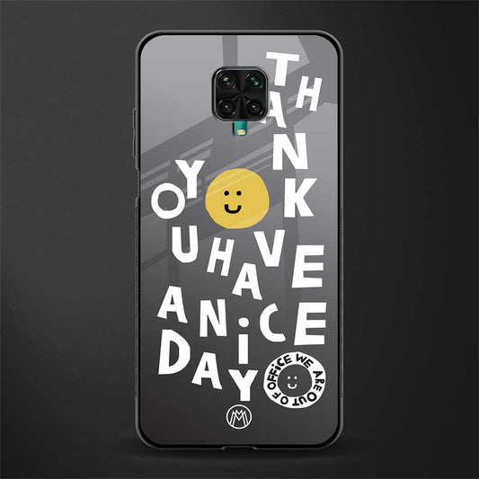 have a nice day glass case for poco m2 pro image