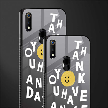 have a nice day glass case for realme 3i image-2