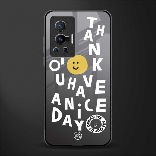 have a nice day glass case for vivo x70 pro image