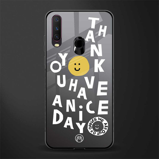 have a nice day glass case for vivo u10 image