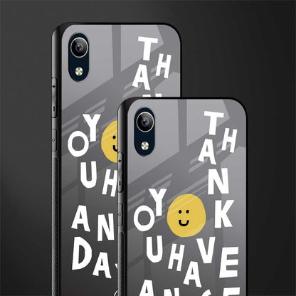 have a nice day glass case for vivo y90 image-2