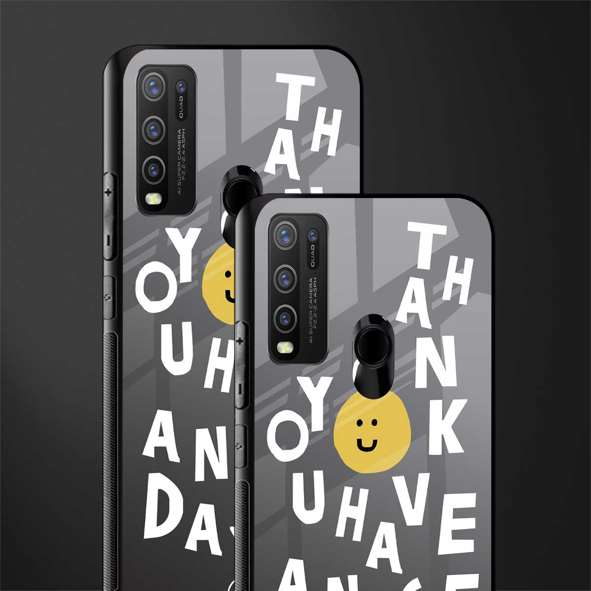 have a nice day glass case for vivo y50 image-2