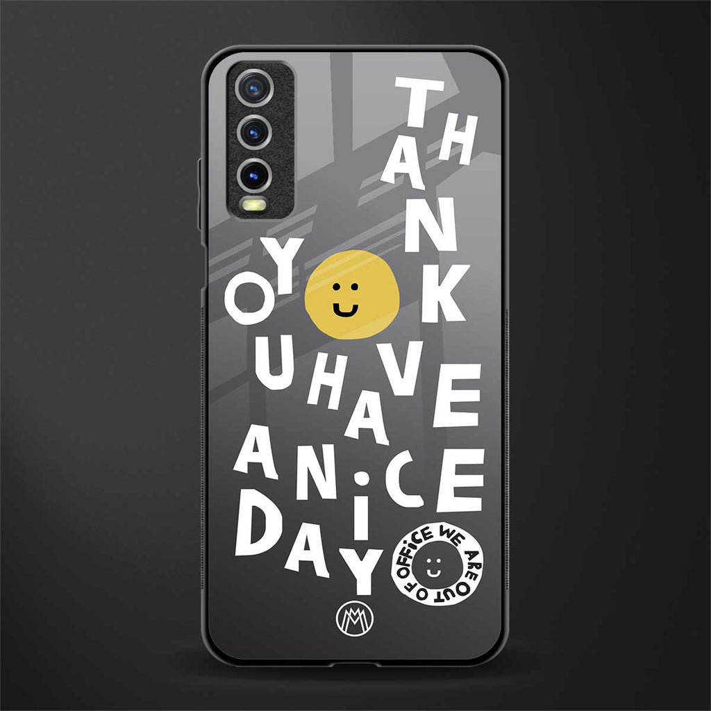 have a nice day glass case for vivo y20svivo y20avivo y20g image