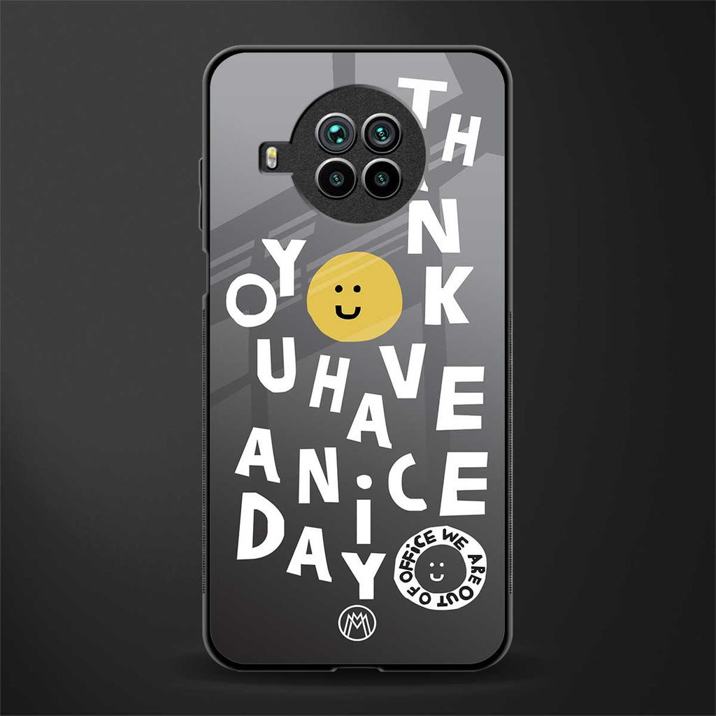 have a nice day glass case for mi 10i image