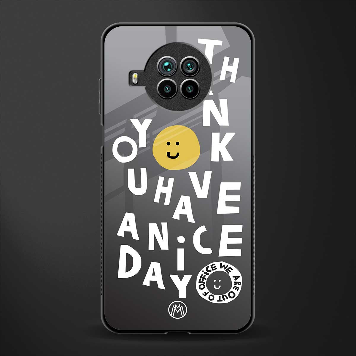 have a nice day glass case for mi 10i image