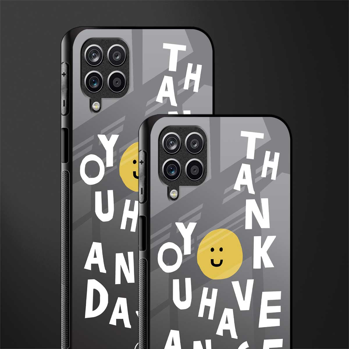 have a nice day glass case for samsung galaxy f12 image-2