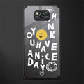 have a nice day glass case for poco x3 image