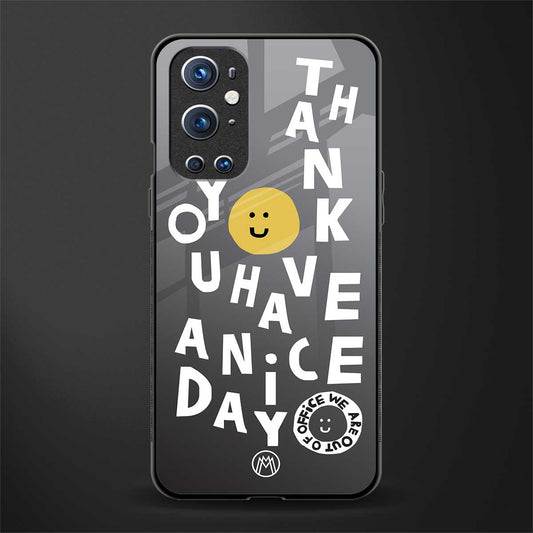 have a nice day glass case for oneplus 9 pro image
