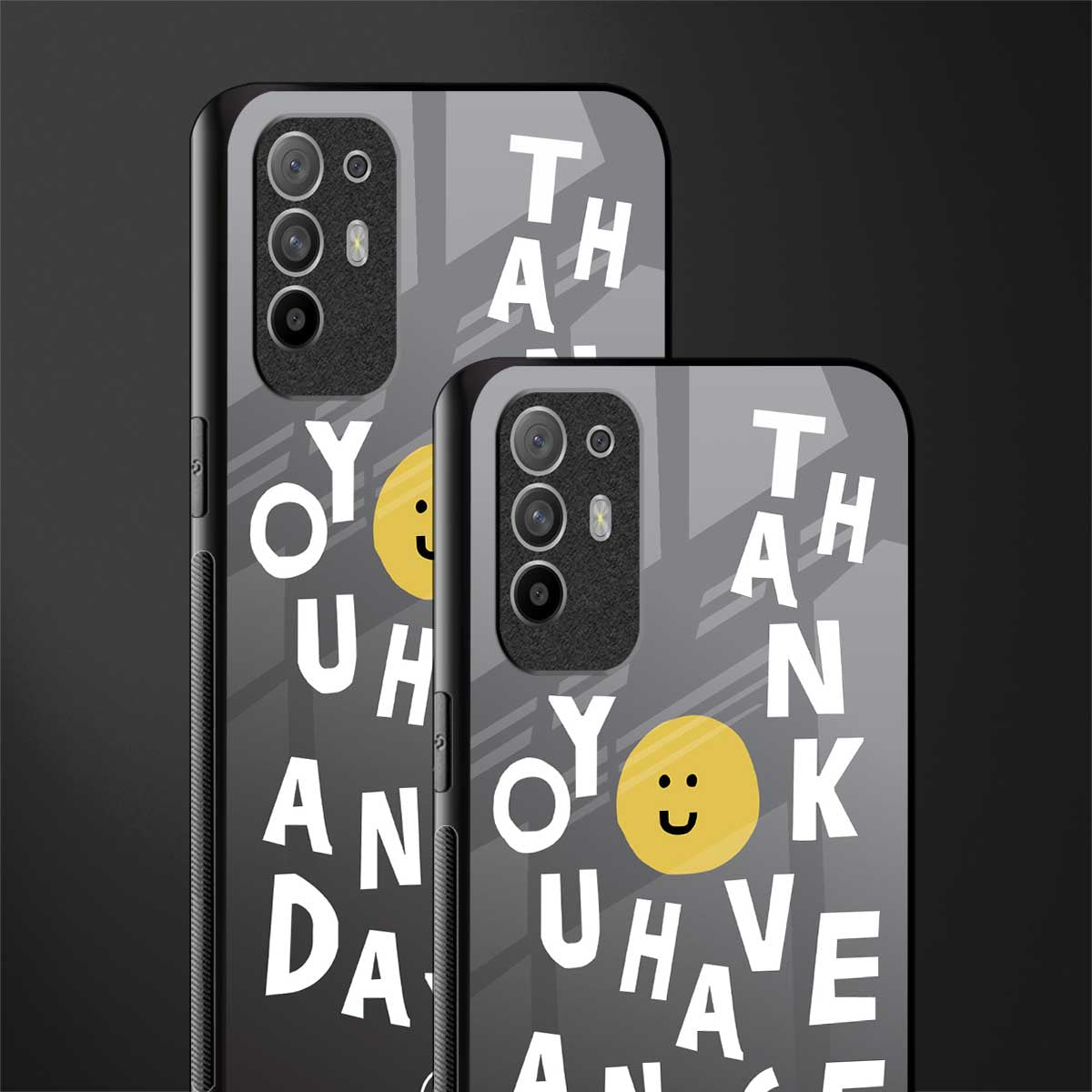 have a nice day glass case for oppo f19 pro plus image-2