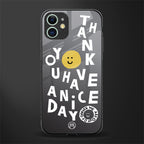 have a nice day glass case for iphone 12 mini image