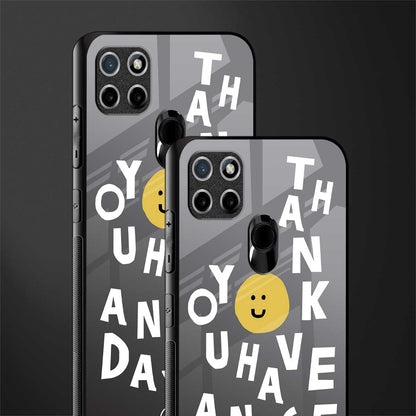 have a nice day glass case for realme c21 image-2