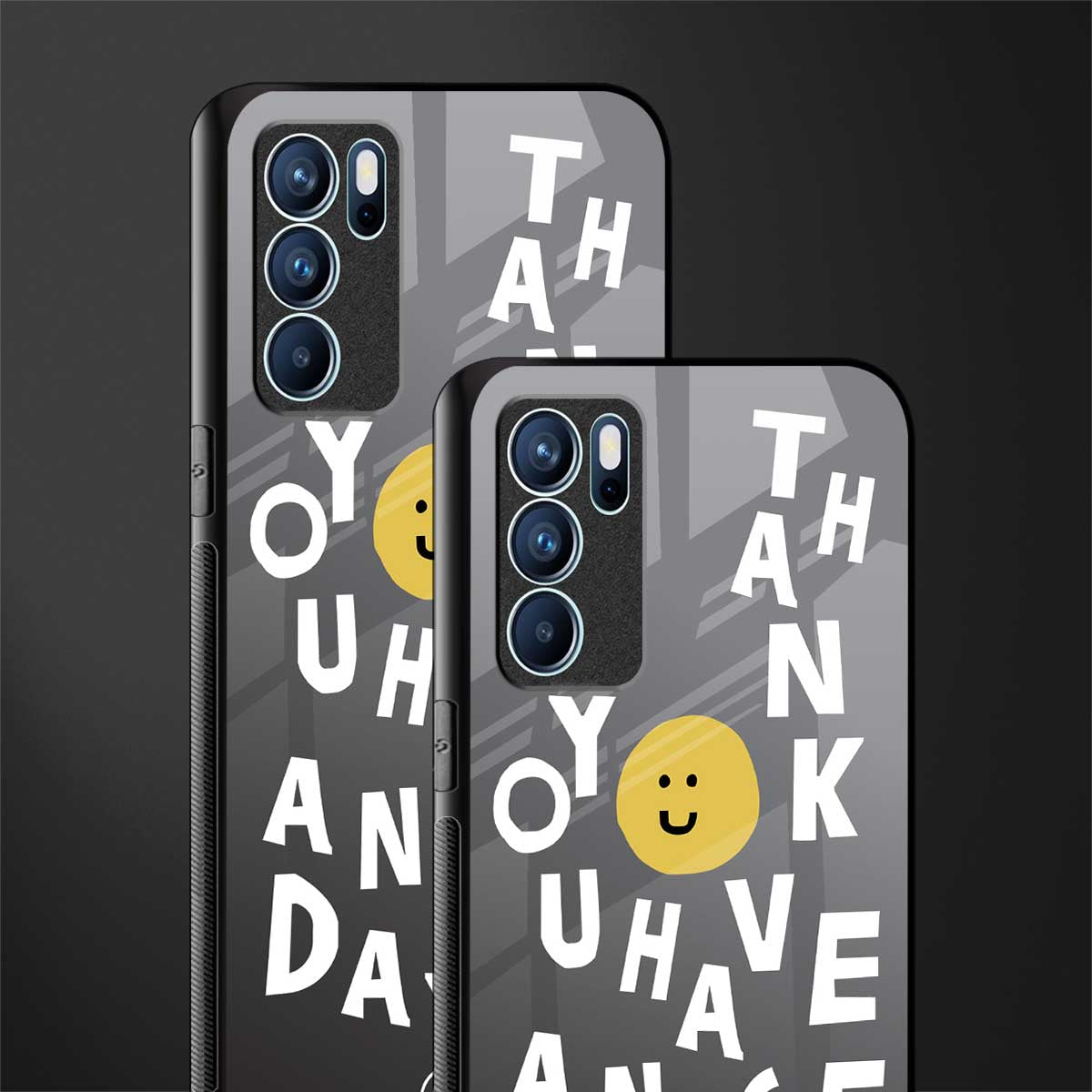 have a nice day glass case for oppo reno6 5g image-2