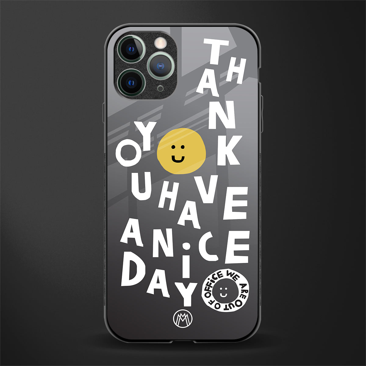have a nice day glass case for iphone 11 pro image