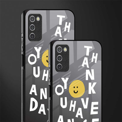 have a nice day glass case for samsung galaxy a03s image-2