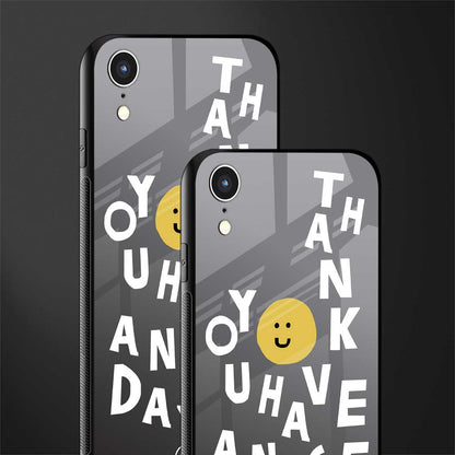 have a nice day glass case for iphone xr image-2