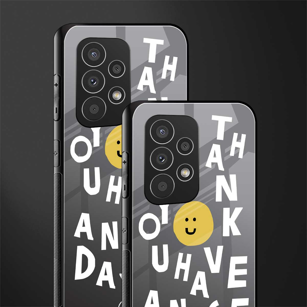 have a nice day back phone cover | glass case for samsung galaxy a73 5g