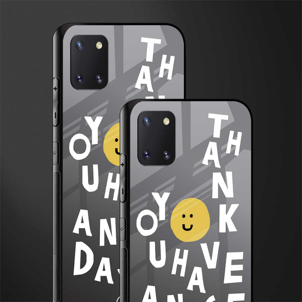 have a nice day glass case for samsung galaxy note 10 lite image-2