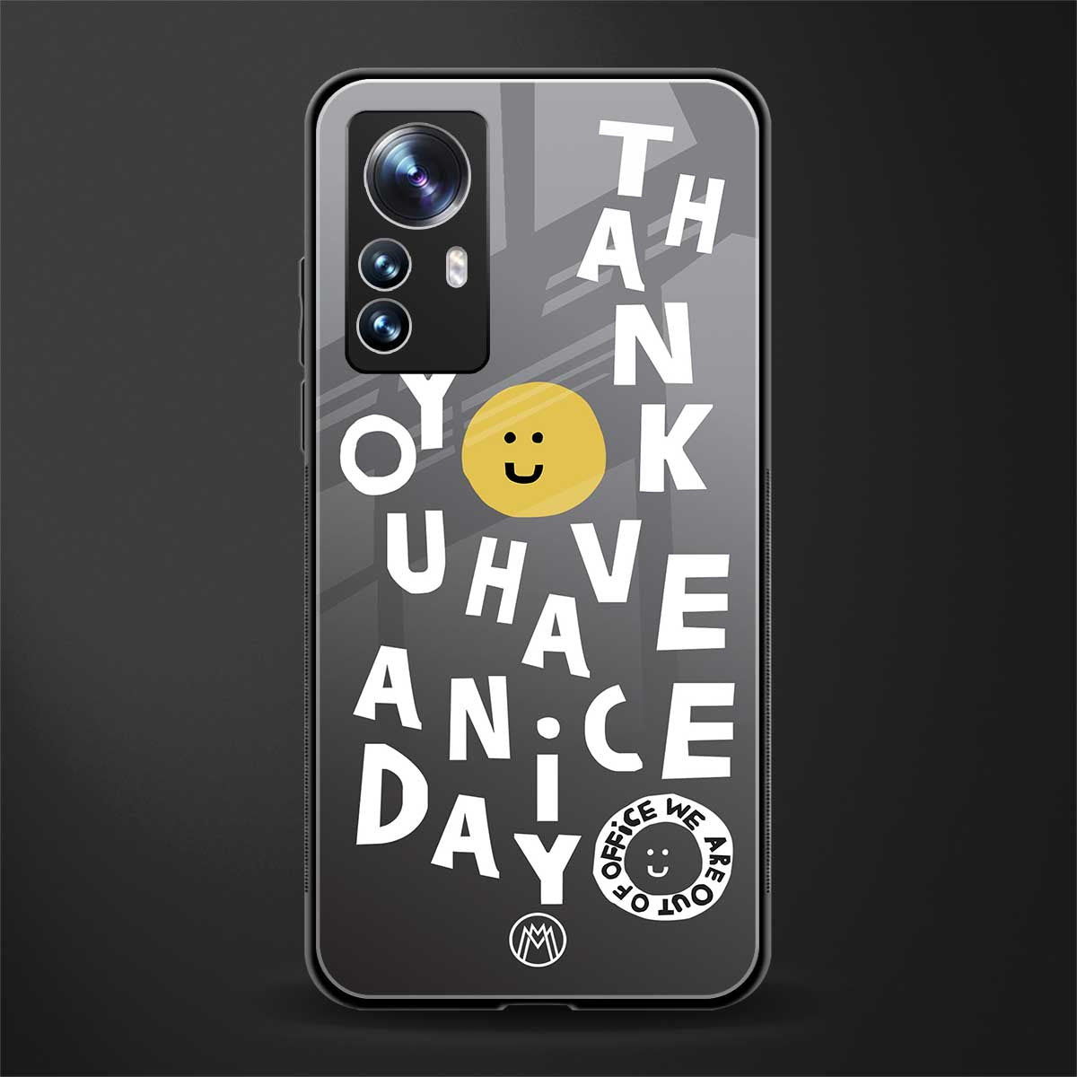 have a nice day back phone cover | glass case for xiaomi 12 pro