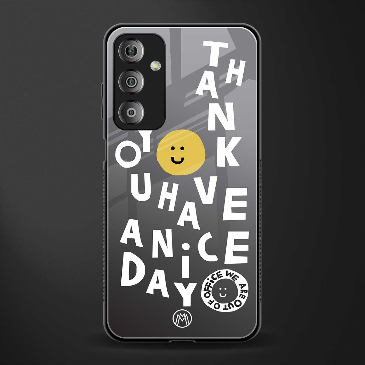 have a nice day back phone cover | glass case for samsung galaxy f23 5g