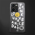 have a nice day back phone cover | glass case for vivo y35 4g