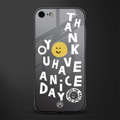 have a nice day glass case for iphone 8 image
