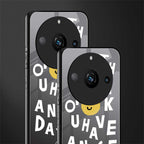 have a nice day back phone cover | glass case for realme 11 pro 5g