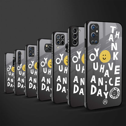 have a nice day back phone cover | glass case for samsung galaxy a33 5g