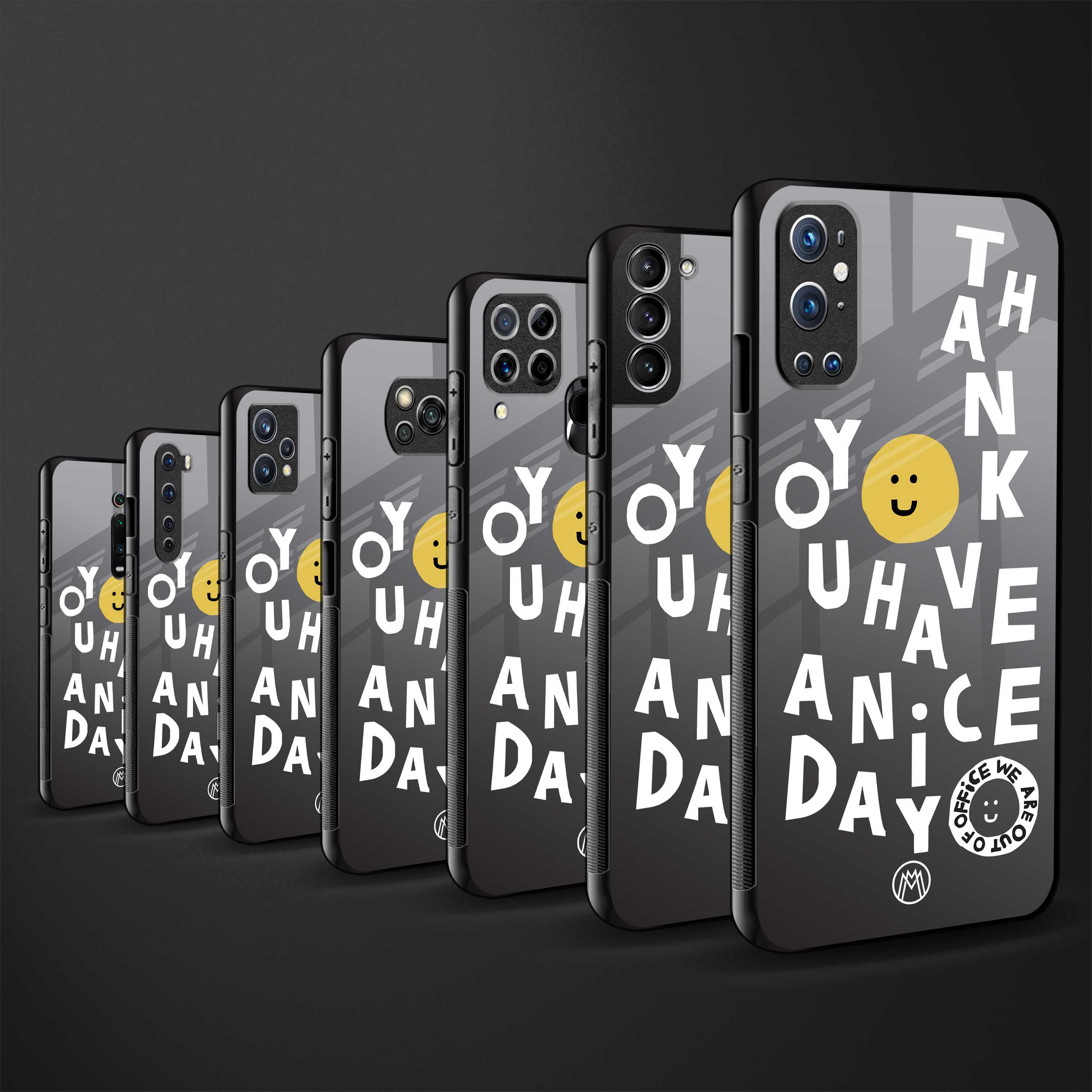 have a nice day glass case for redmi 9 power image-3