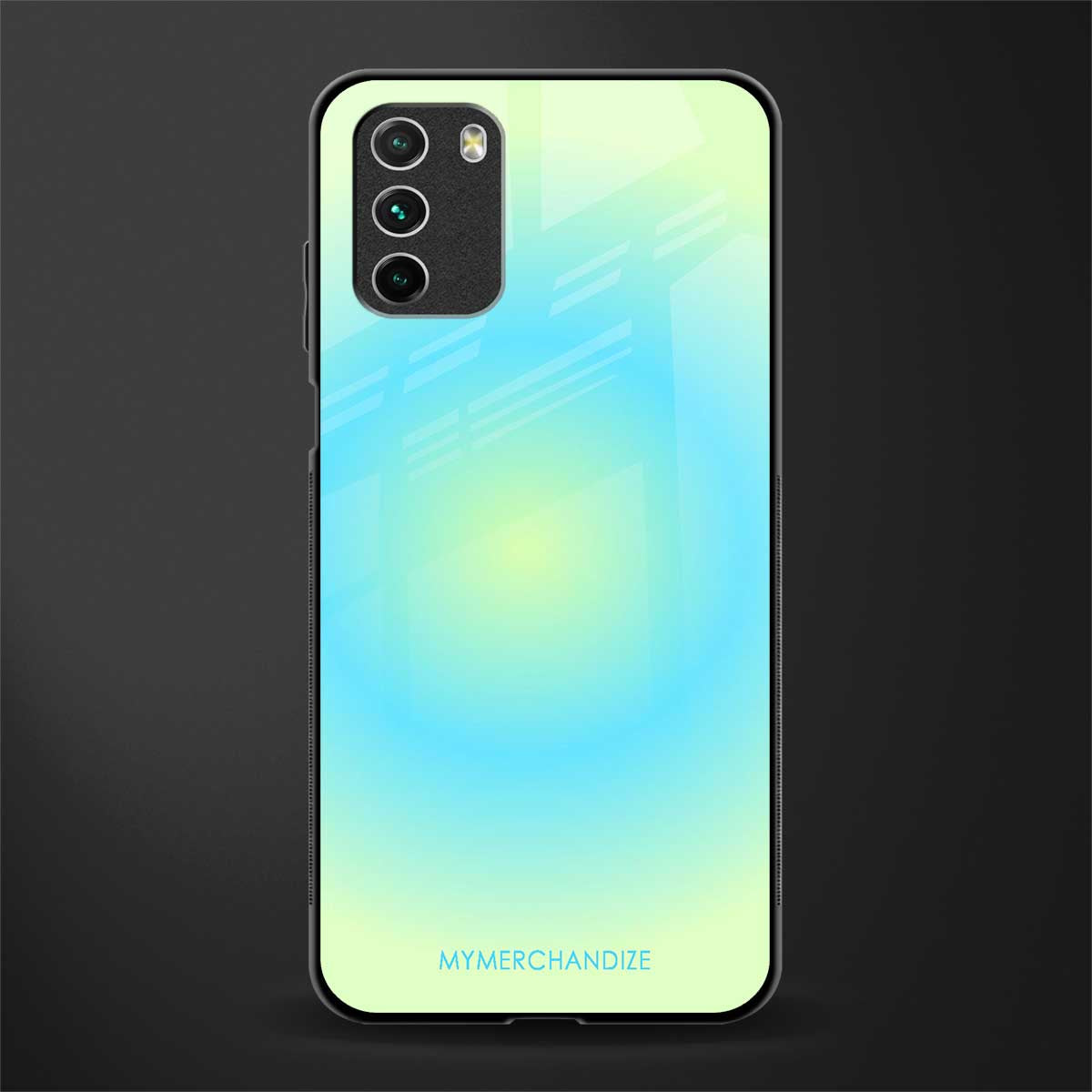 hawaiian breeze glass case for poco m3 image