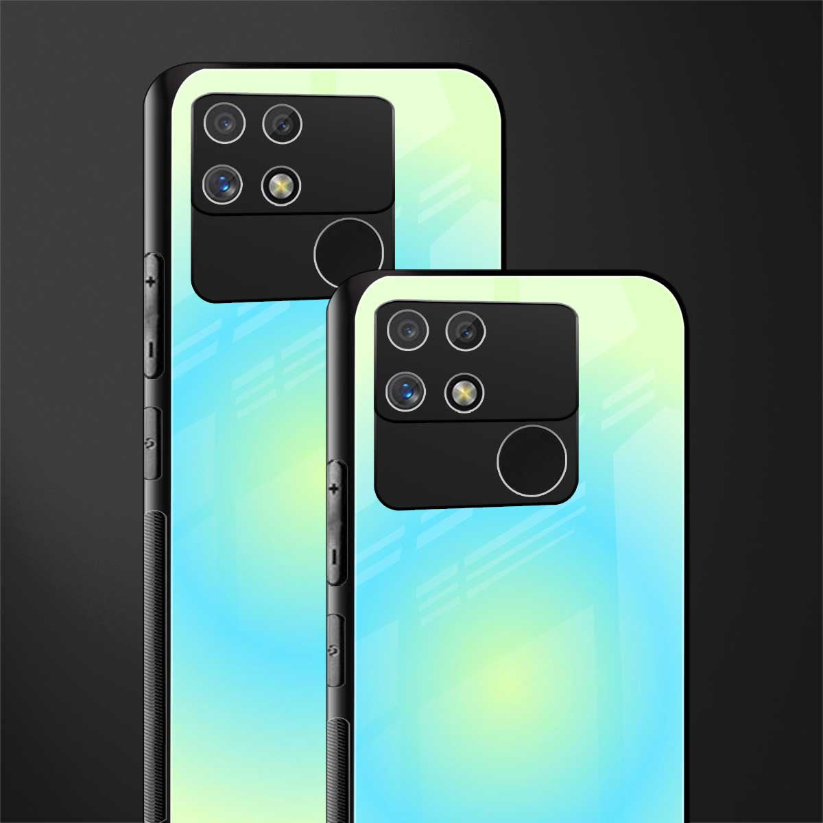 hawaiian breeze back phone cover | glass case for realme narzo 50a