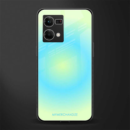 hawaiian breeze back phone cover | glass case for oppo f21 pro 4g